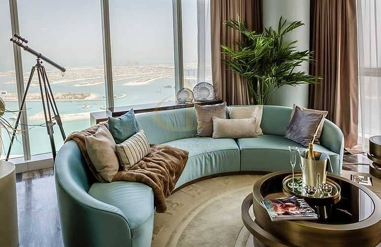2 3BR Fendi Style Apartment | Full Sea Views | On High Floor