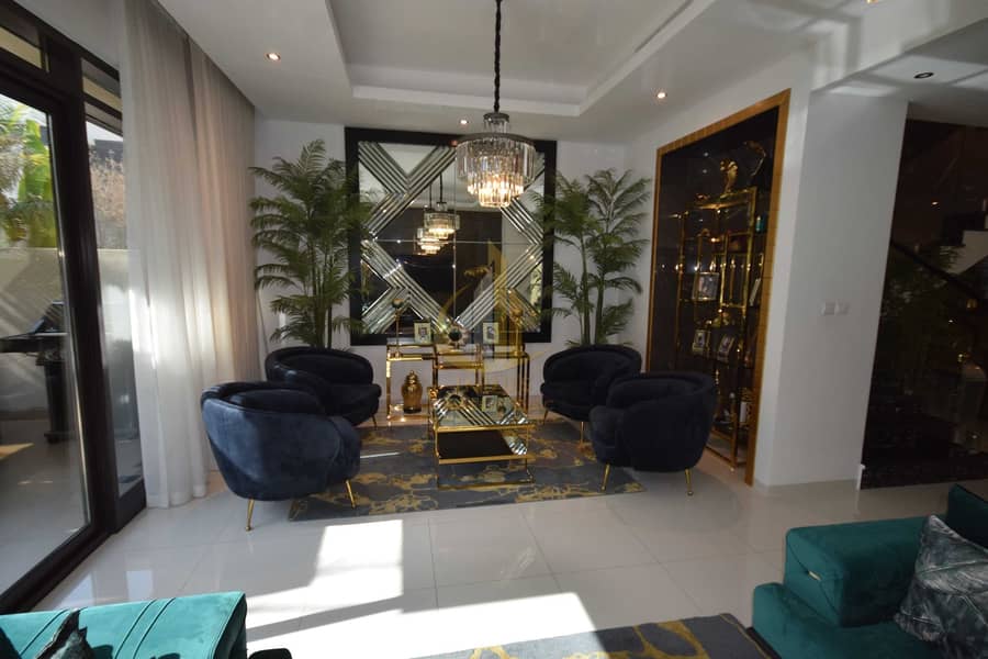 5 Furnished Designer 3+Maid Bed Villa in DAMAC Hills