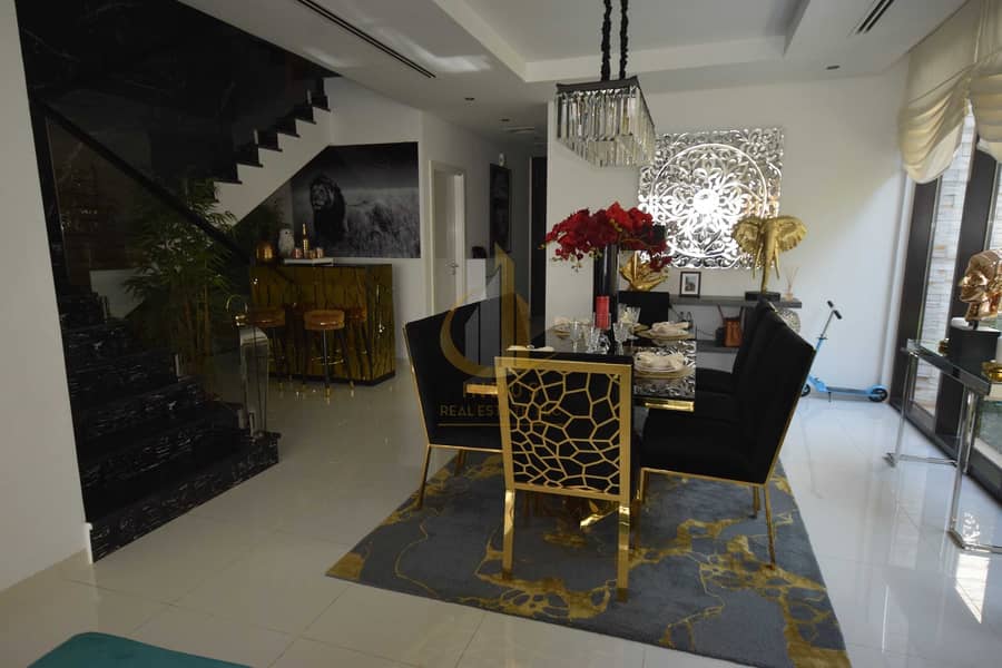 9 Furnished Designer 3+Maid Bed Villa in DAMAC Hills
