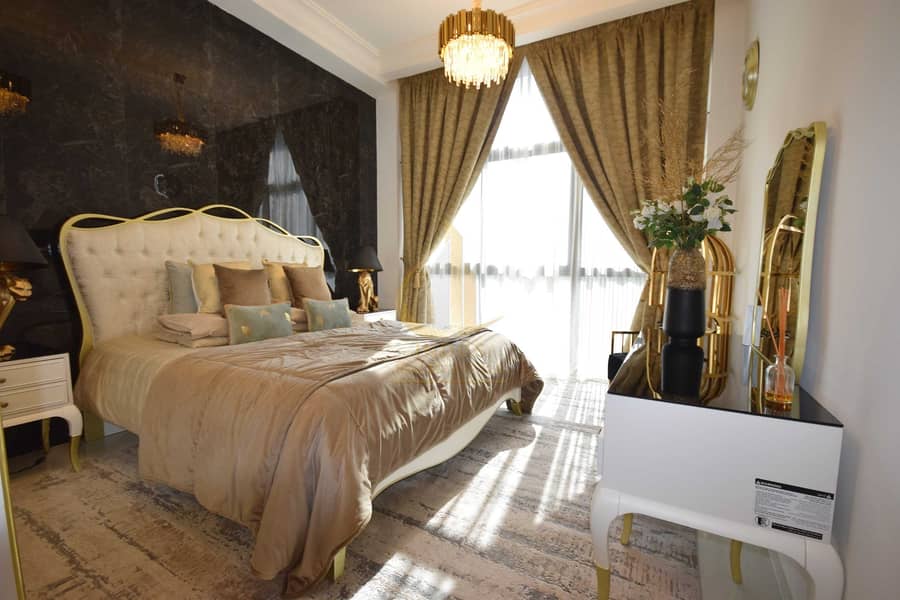 23 Furnished Designer 3+Maid Bed Villa in DAMAC Hills