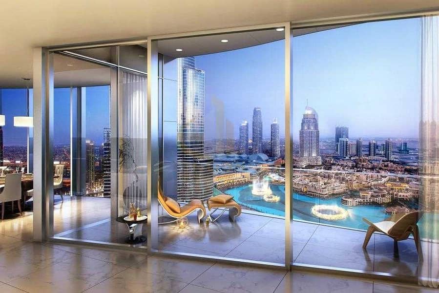 6 The Luxury Living First Class Apartments with Burj and Fountain Views