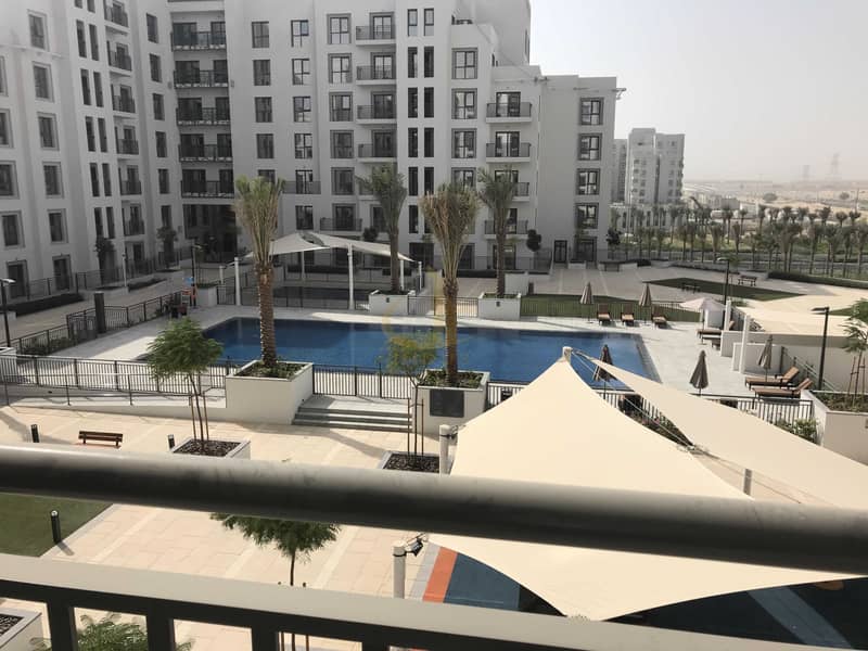 Amazing Pool view  2 Bedroom - Ready To Move In  Unit
