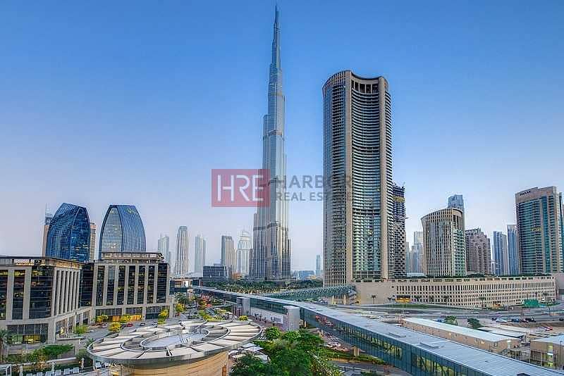 10 Rare Fully Furnished |Serviced 2BR|Burj Khalifa View