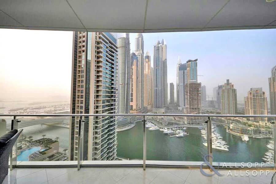 8 1 Bed | Furnished | Marina View | Balcony
