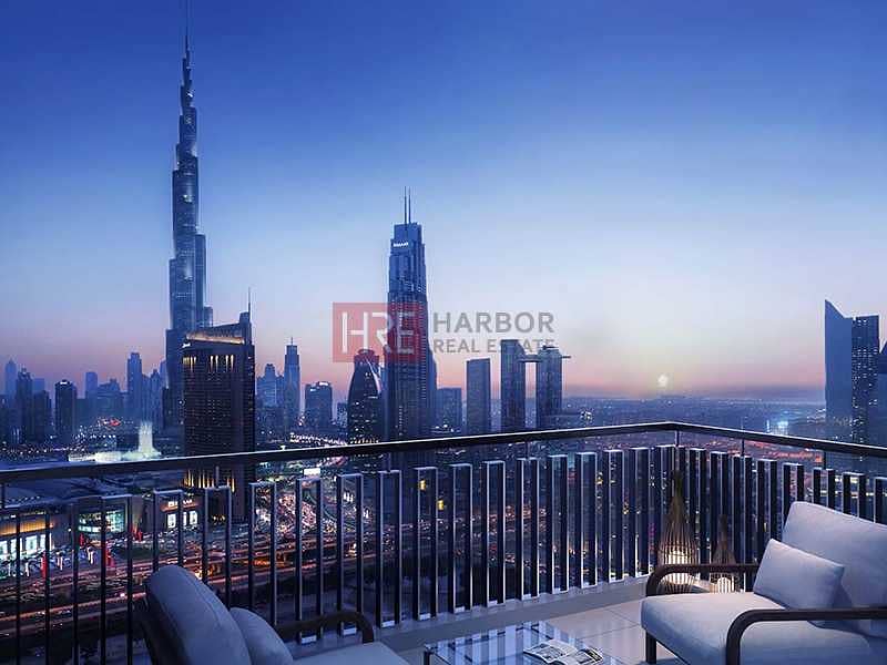 9 100% DLD Off | Emaar Downtown Views | 3 Years PH