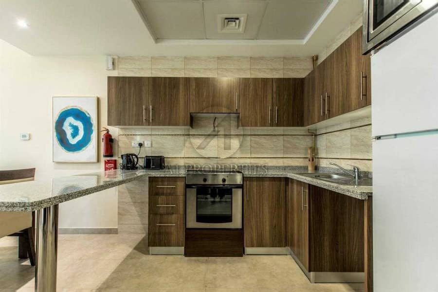 4 Sea View | Fully Furnished | Spacious 1 BR in JLT