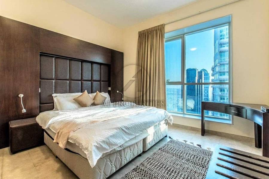 7 Sea View | Fully Furnished | Spacious 1 BR in JLT