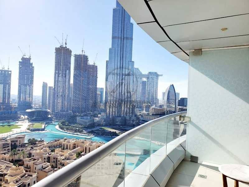 14 Outstanding 2BR facing Burj and Fountain views