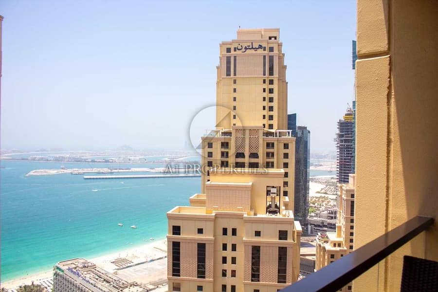5 High Floor | Furnished | Sea Facing |Ready to Move