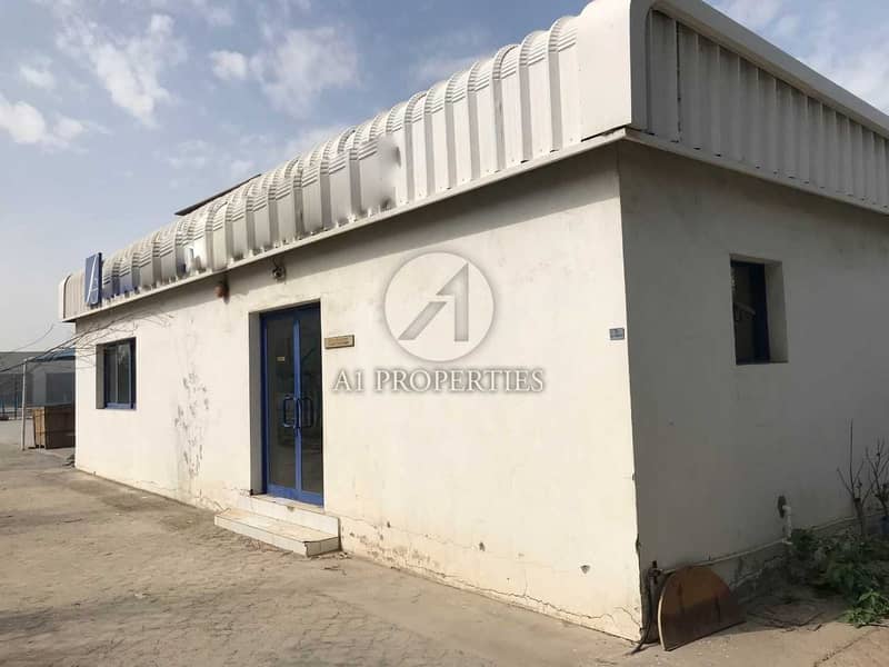 2 Corner plot open yard with office building for sale in JAFZA North