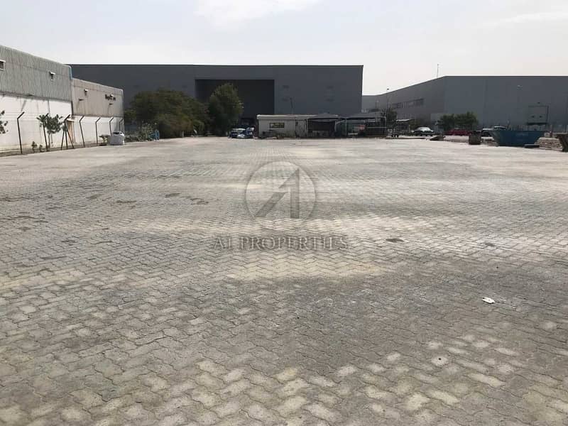 5 Corner plot open yard with office building for sale in JAFZA North