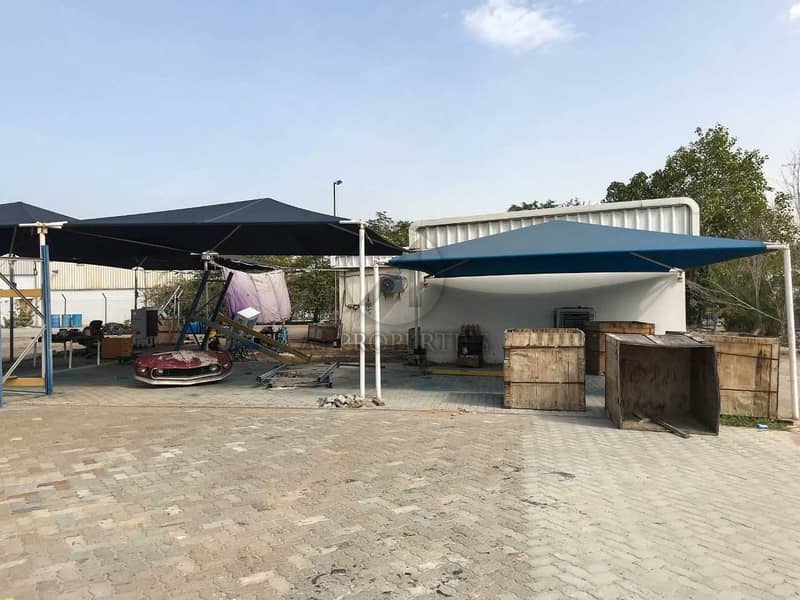 6 Corner plot open yard with office building for sale in JAFZA North