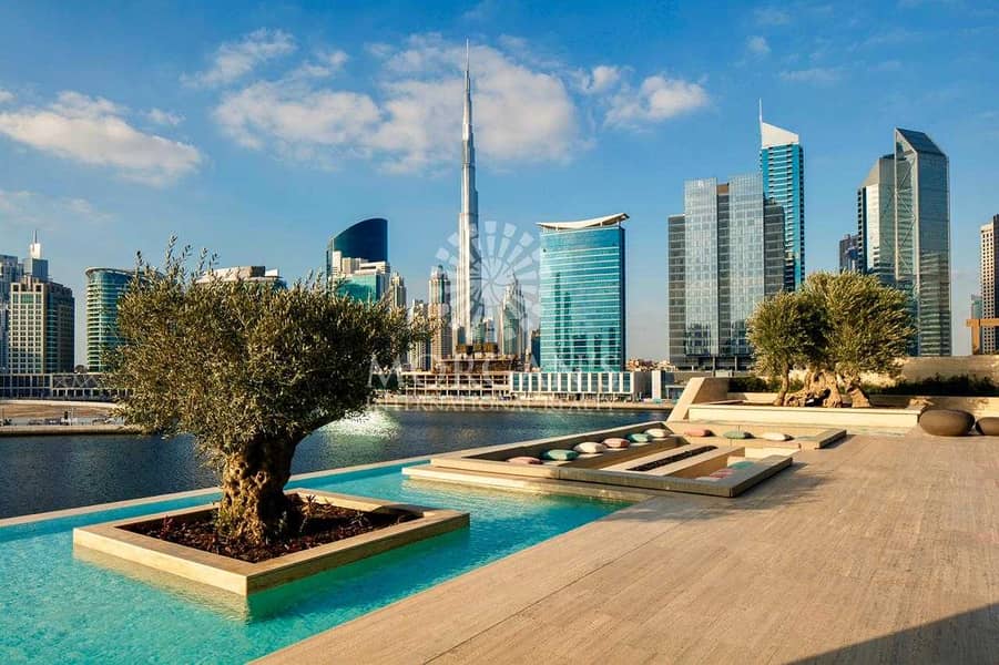 10 Luxury Penthouse Half Floor Burj Khalifa View