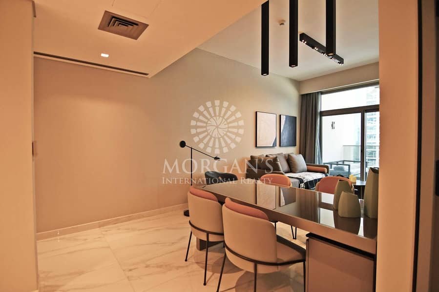 3 Fully Furnished | Burj Khalifa and Canal View | Luxury 2BR| High Floor | Brand New | Vacant
