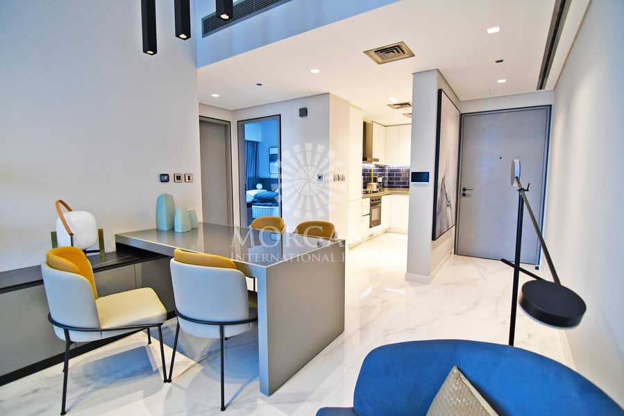 8 Fully Furnished | Burj Khalifa and Canal View | Luxury 2BR| High Floor | Brand New | Vacant