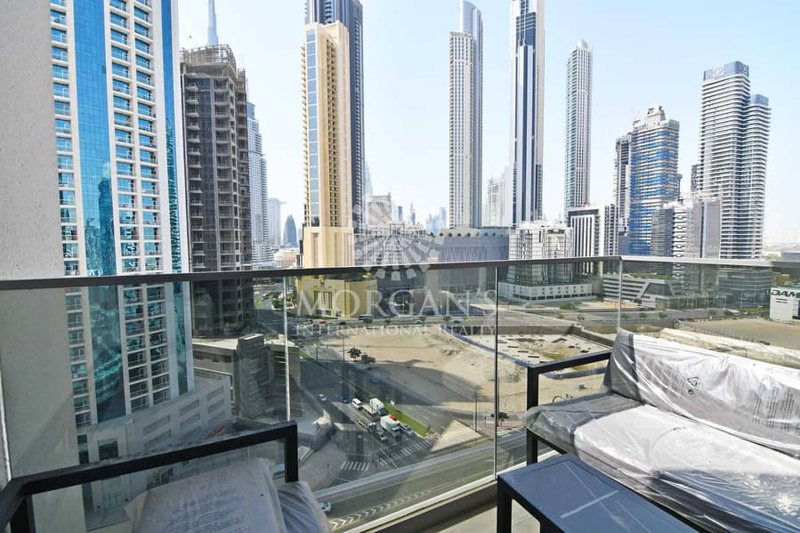 9 Fully Furnished | Burj Khalifa and Canal View | Luxury 2BR| High Floor | Brand New | Vacant