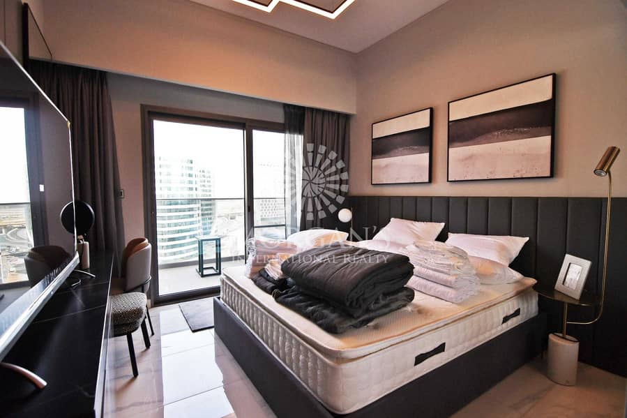 12 Fully Furnished | Burj Khalifa and Canal View | Luxury 2BR| High Floor | Brand New | Vacant