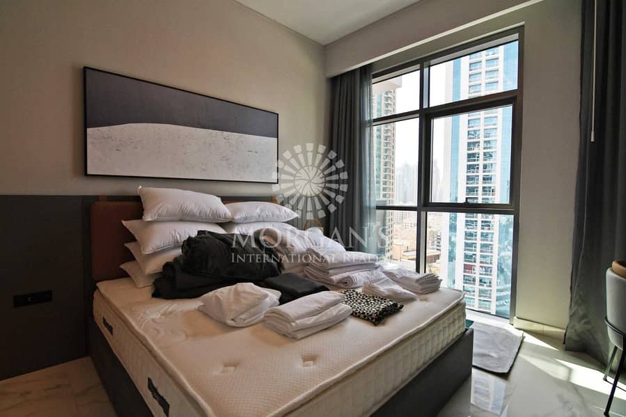 16 Fully Furnished | Burj Khalifa and Canal View | Luxury 2BR| High Floor | Brand New | Vacant