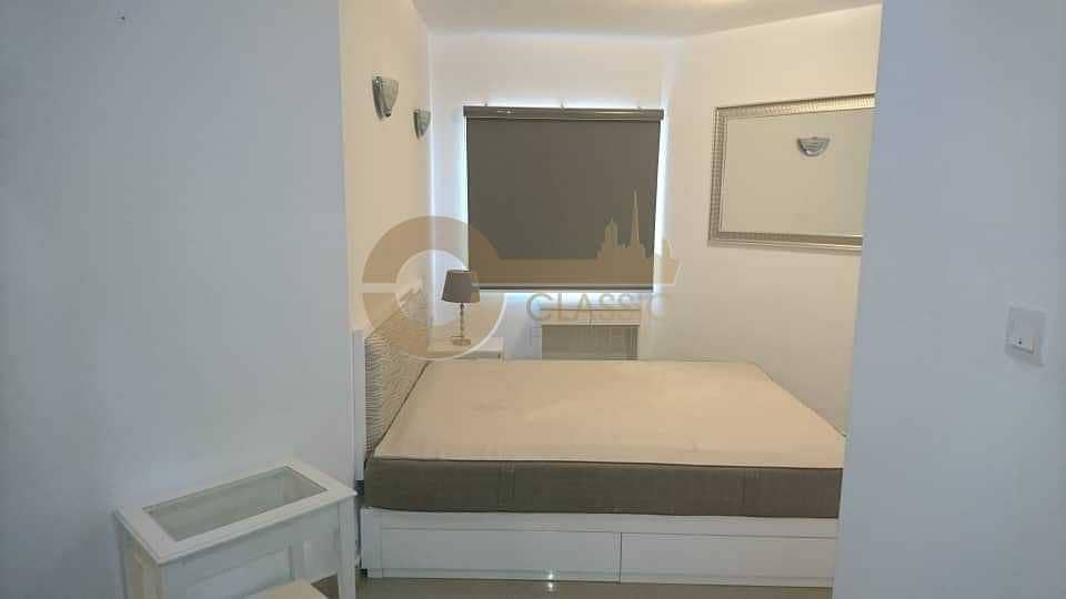 7 Semi Furnished 1 Bed Apt with Balcony High Floor 45k
