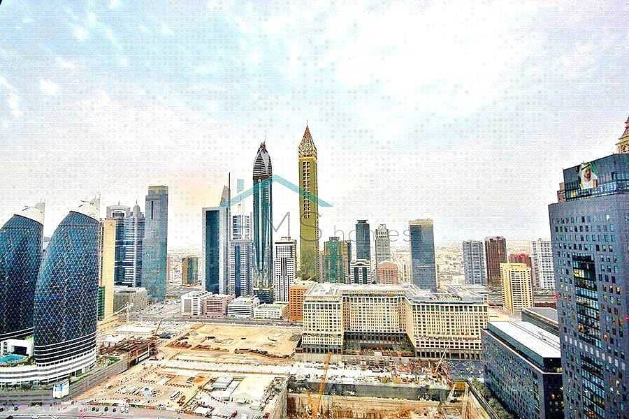 2 High Floor | Full DIFC and Sea View