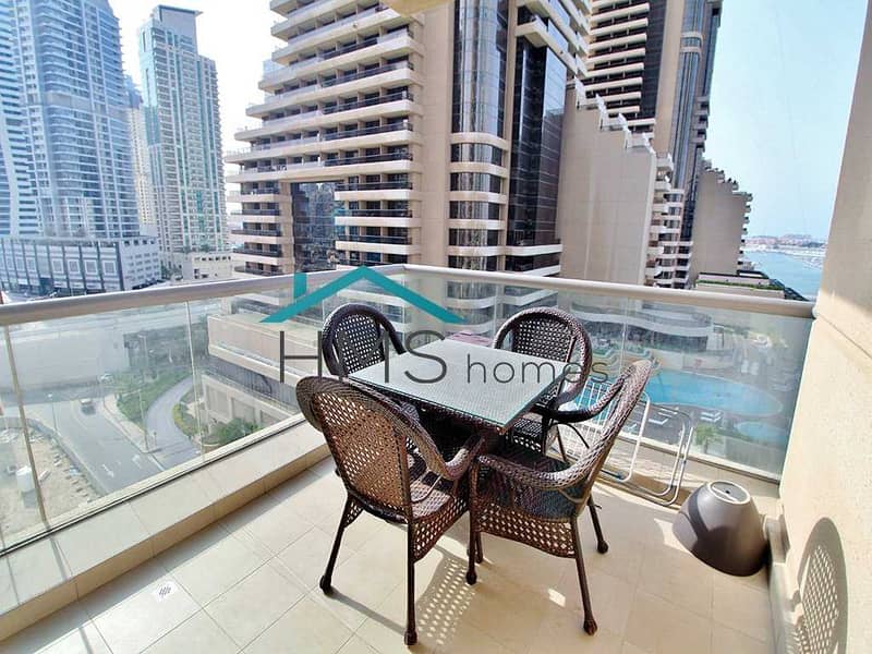 Furnished | Spacious + Bright 2 BR | Large Balcony