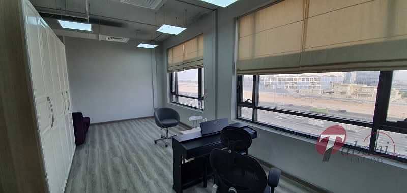 6 Fitted office available for rent in JVC fm 7th May
