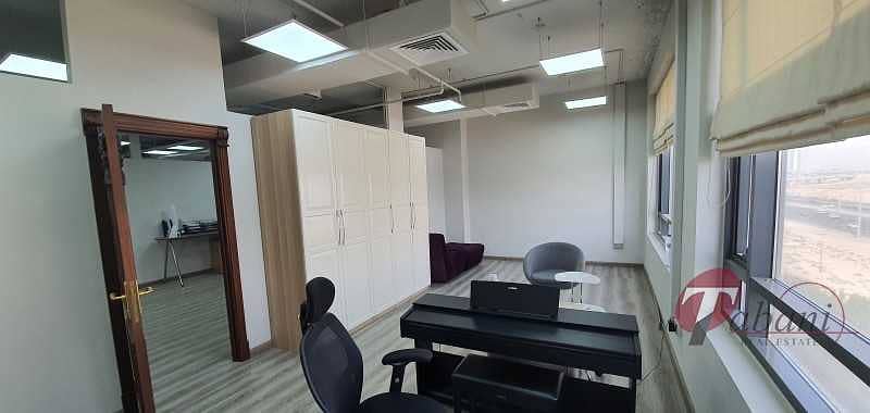 7 Fitted office available for rent in JVC fm 7th May