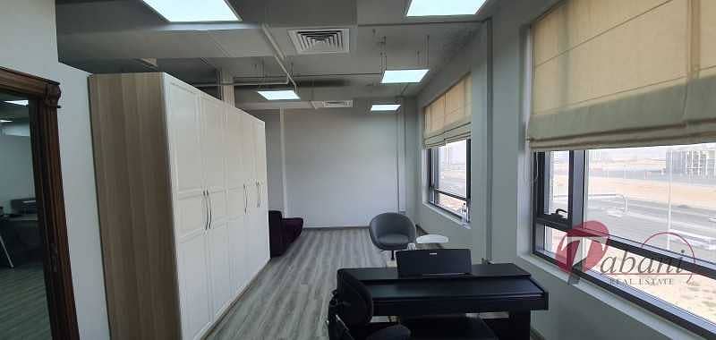 8 Fitted office available for rent in JVC fm 7th May