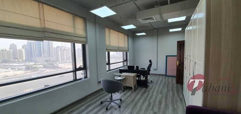 9 Fitted office available for rent in JVC fm 7th May