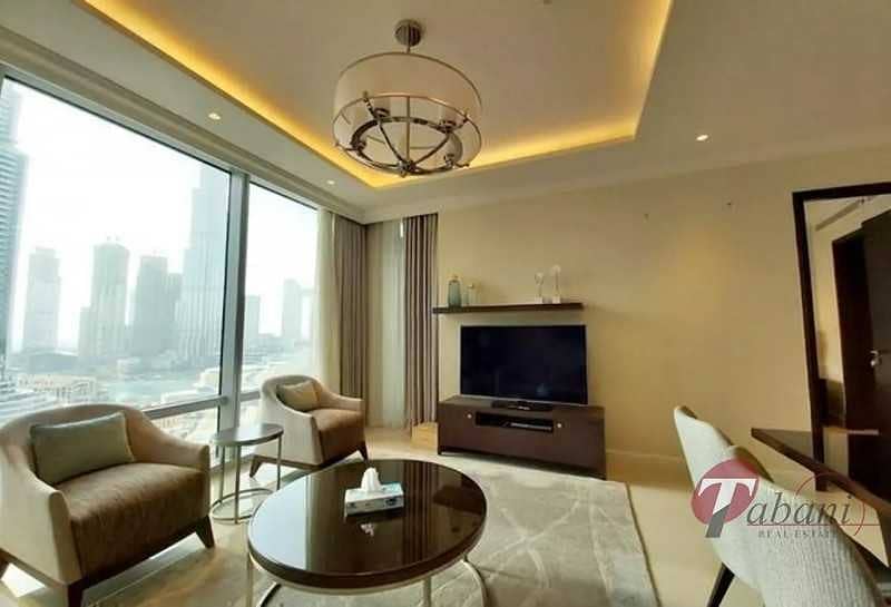 2 Exclusive 1 Bedroom |Vacant soon|Burj Khalifa View