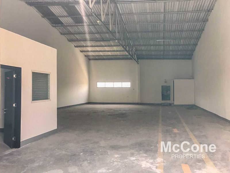 72KW Power Supplied Warehouse | Prime location