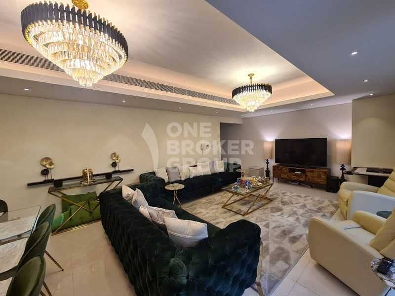 Luxury 4 BR+Maids| Fully Fitted Kitchen | Mid Unit