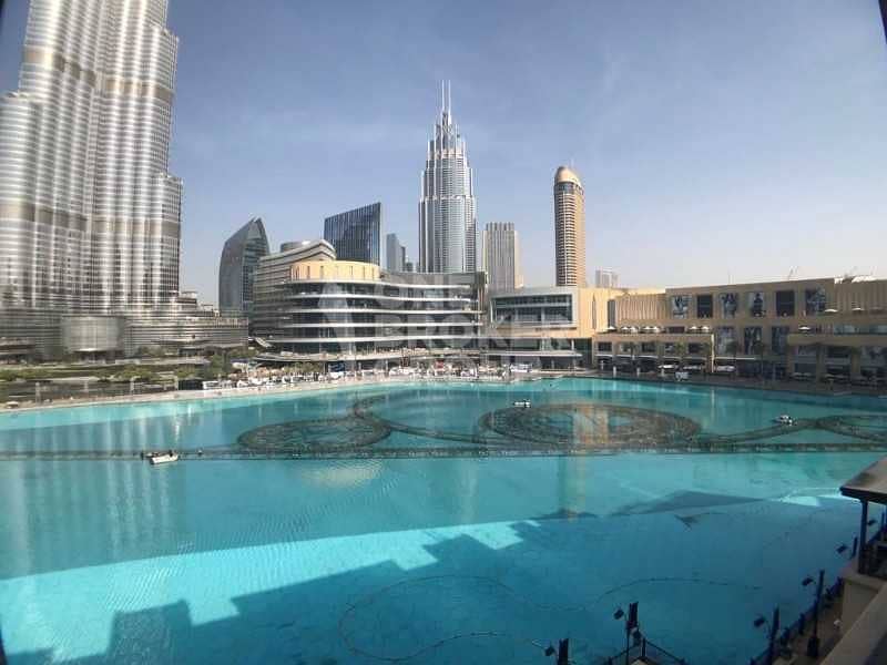 Best View in Dubai | Rare | 100% Fountain and Burj