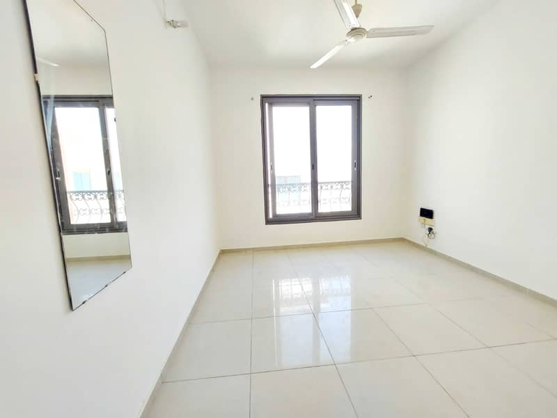 Luxurious Studio  Rent::9990 AED With  central  A/C  4 cheque payment in paint muwaileh School area