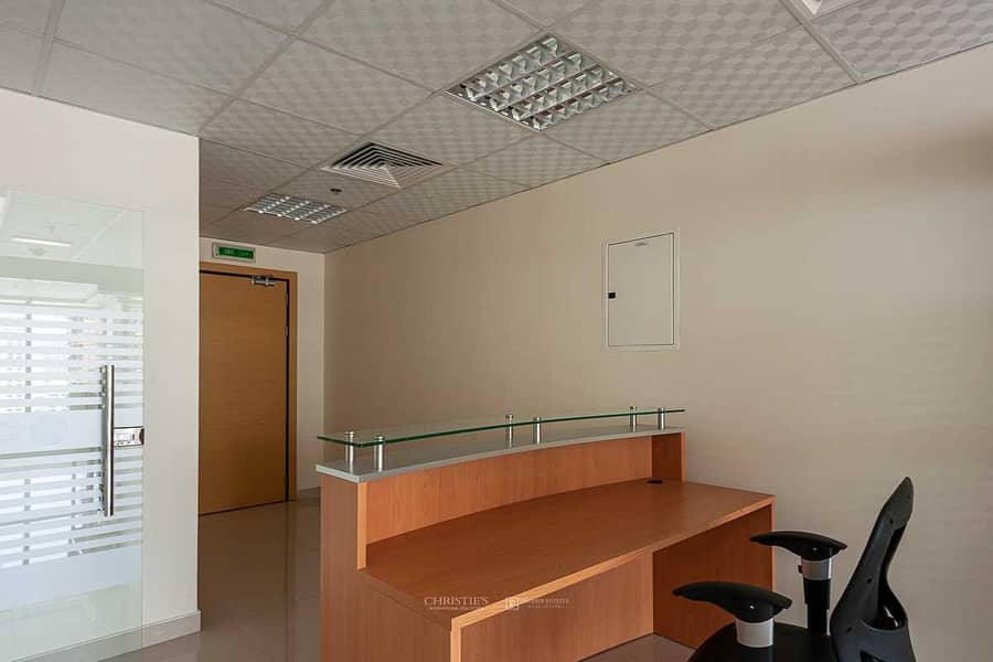 6 Fully Furnished and Fitted Office with Marble flooring