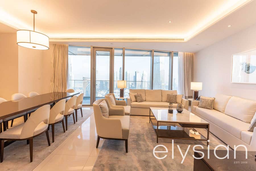 6 Stunning | Furnished 4 Bedrooms | Sky Views