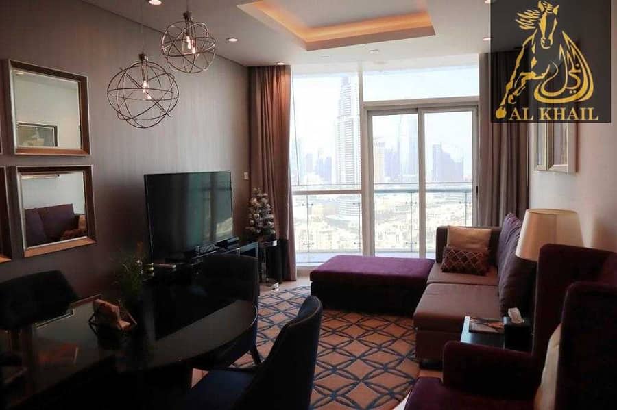 3 Lavish 2BR Hotel APT for rent With Stunning Views Of Burj Khalifa