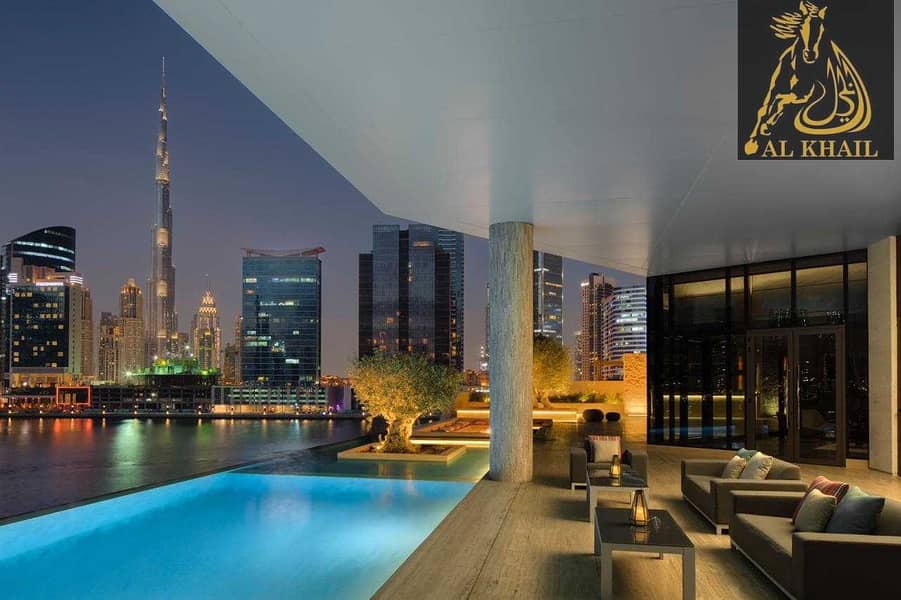 10 Stunning Half Floor Flat Burj Khalifa View Miami Style