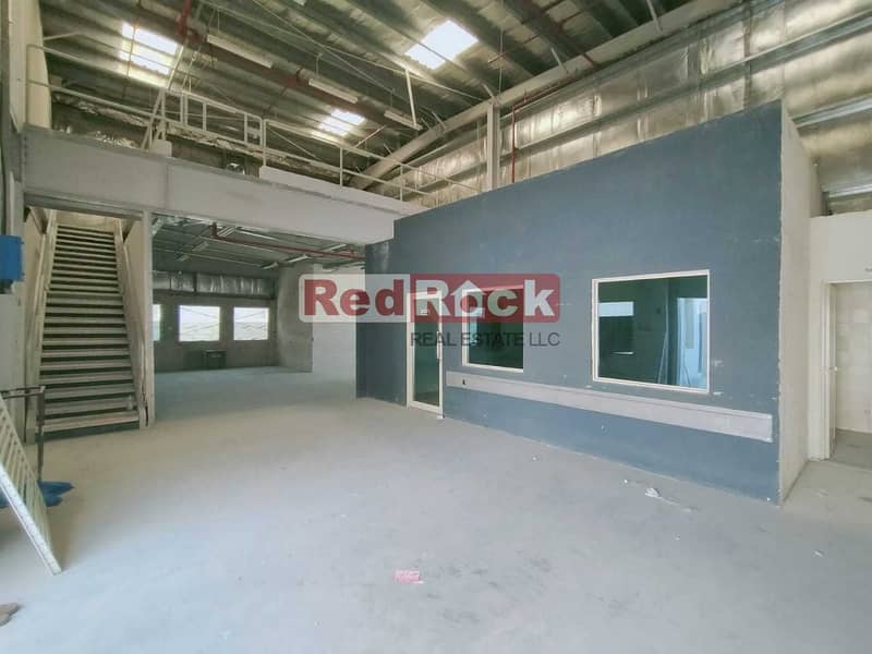 2500 Sqft Warehouse 43 KW Power and Approved Office in Jebel Ali