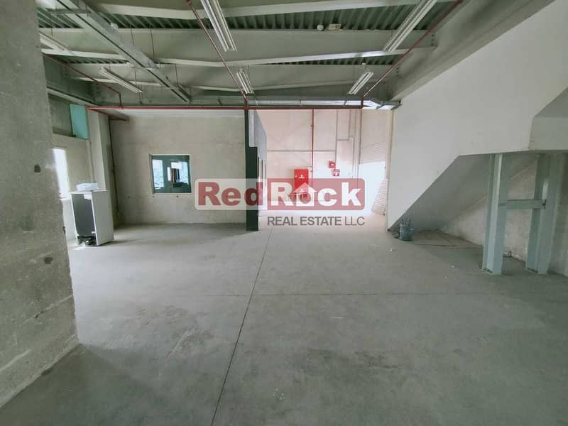 5 2500 Sqft Warehouse 43 KW Power and Approved Office in Jebel Ali