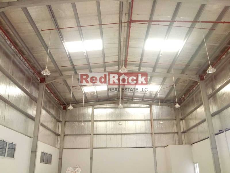 9 25 KW Power 2200 Sqft Warehouse in Jebel Ali for Aed 50K/Yr