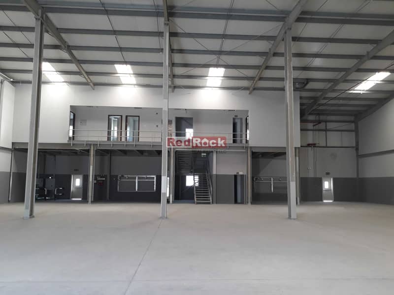 4 9795 Sqft Warehouse with 80 KW Power and Office in Jebel Ali