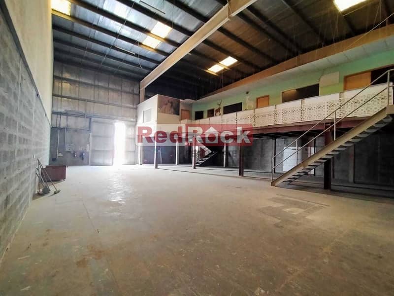 3997 sqft Warehouse with 4 office cabins in Jebel Ali