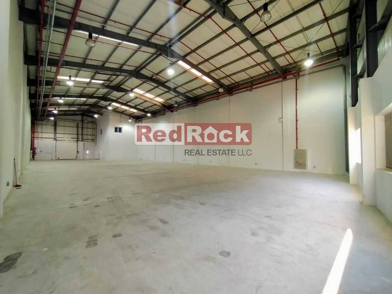 3 8798 Sqft Warehouse with 50 KW Power and Office in Jebel Ali