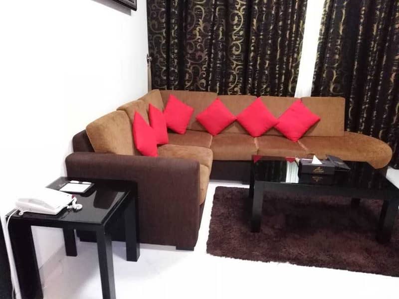 6 Furnished!!! 1 Bedroom Apartment with 12 Cheques Payment + Parking + GYM + Pool free and All Bills Inclusive