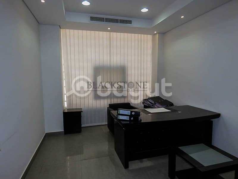 Spacious Fully Furnished Office for Rent with Partitions