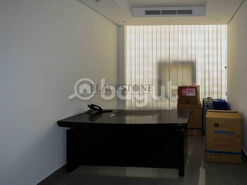 6 Spacious Fully Furnished Office for Rent with Partitions