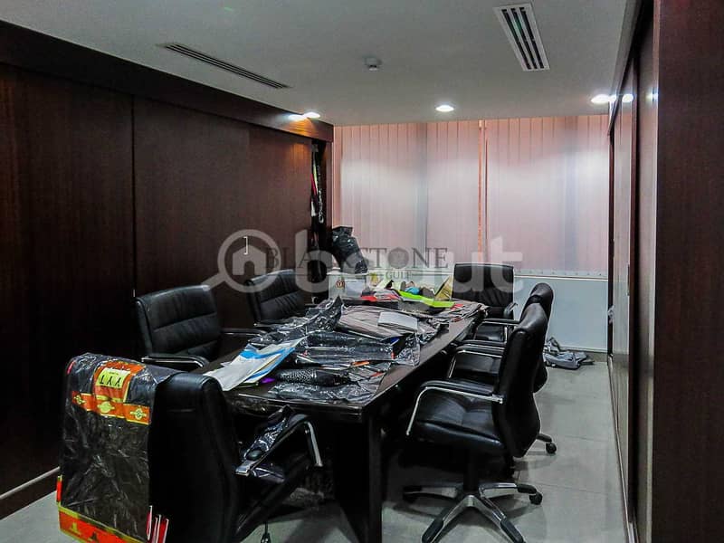 10 Spacious Fully Furnished Office for Rent with Partitions