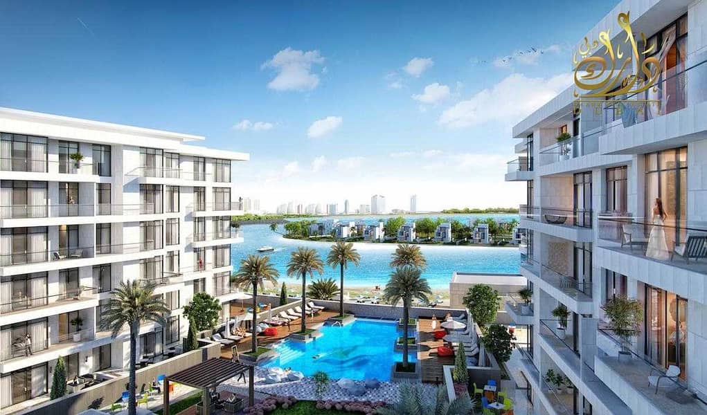 Own an apartment with direct sea view, with a down payment of 37,000 dirhams only