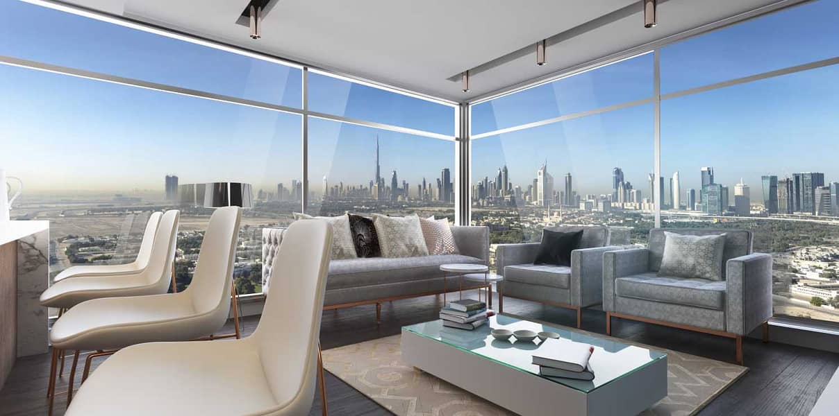 7 1 BR For Sale In AL Jaddaf  |  creek view |  Easy Installment Payment Plan